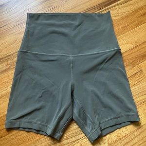 Lululemon Align Grey/green Shorts